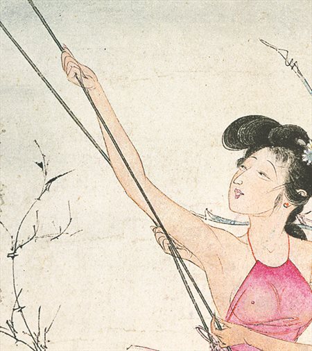 南京-胡也佛的仕女画和最知名的金瓶梅秘戏图